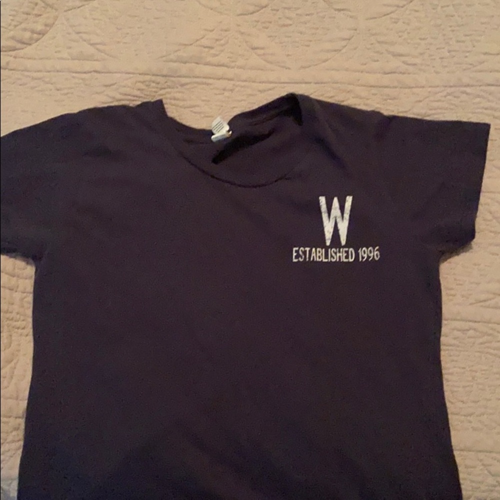 Navy blue football shirt